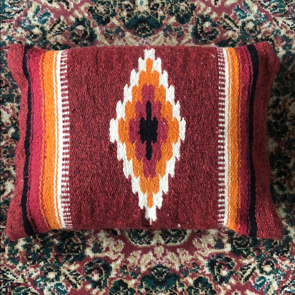 Wool Aztec Pillow (handmade moments)